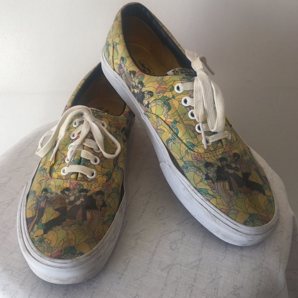 The Beatles X Vans Era Yellow Submarine Shoes